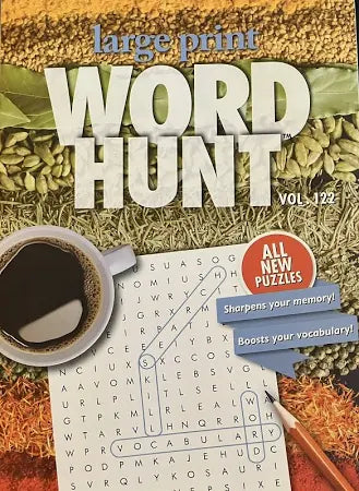 Large Print Word Hunt